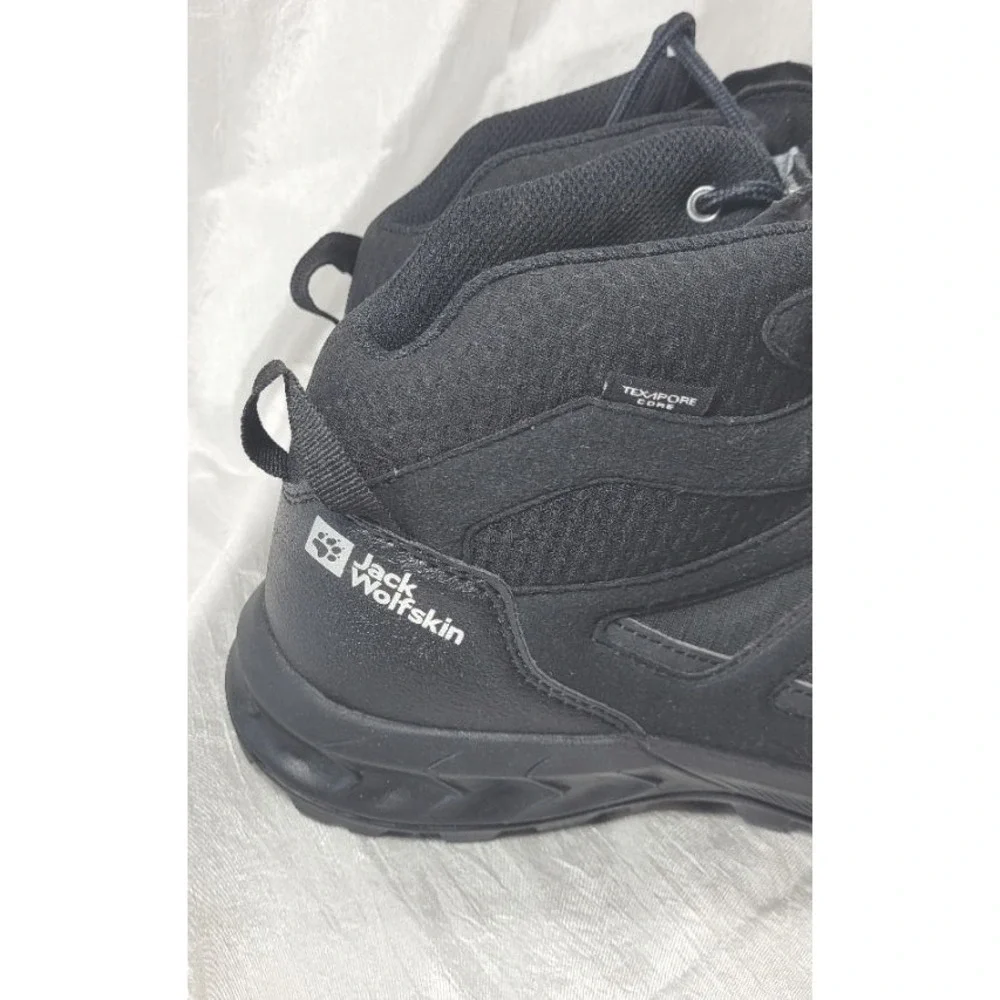 Jack Wolfskin Women's Woodland 2 Texapore Mid Waterproof Hiking Shoes Black 7.5
